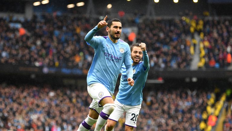 Man City 3 - 0 A Villa - Match Report & Highlights