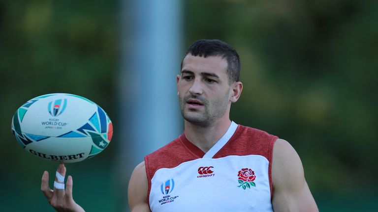 Jonny May scored two tries in England's quarter-final win against Australia