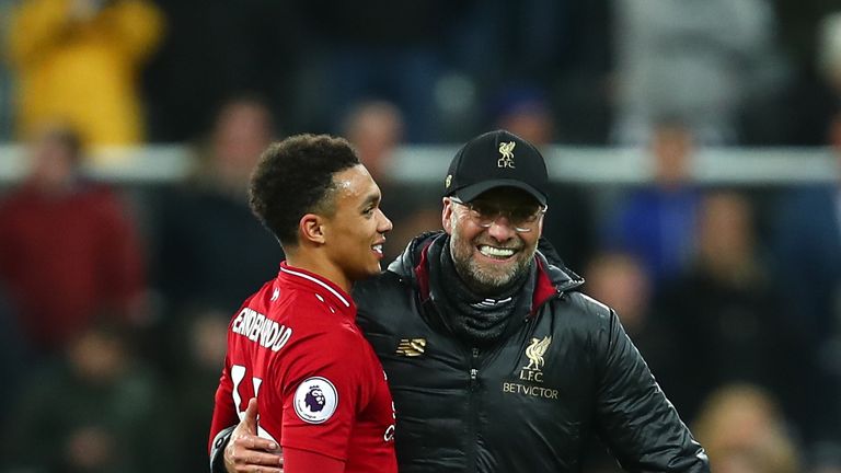 Trent Alexander-Arnold has played for Liverpool 97 times under Jurgen Klopp