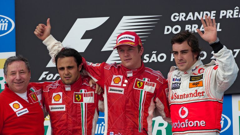 Raikkonen won Ferrari's last driver's title in 2007