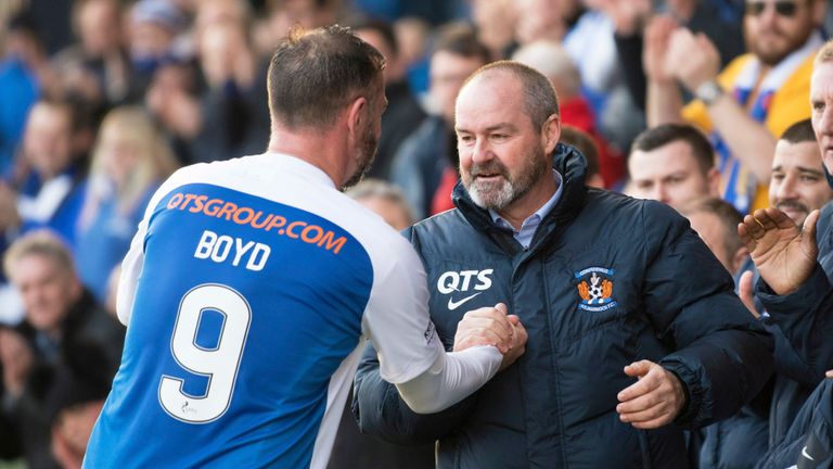 Boyd worked with Scotland boss Steve Clarke at Kilmarnock