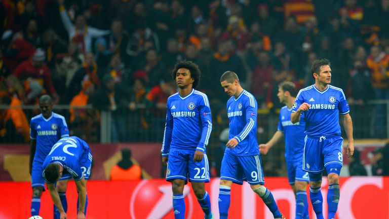Willian and Lampard played together for one season at Stamford Bridge