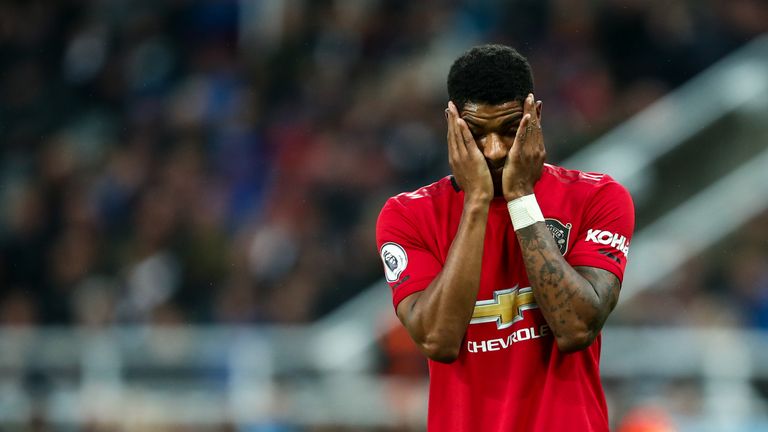 Rashford has scored three goals in the Premier League this season