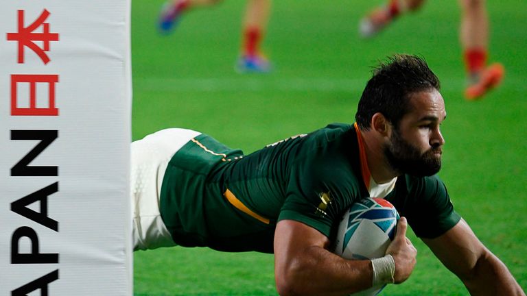 Reinach's treble was the quickest in Rugby World Cup history