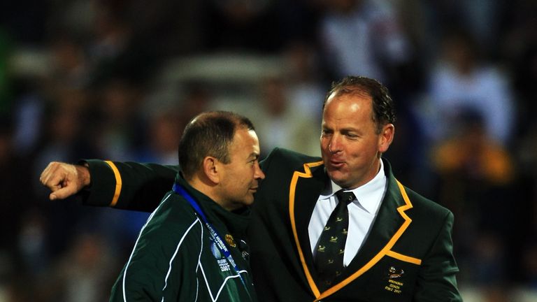 Eddie Jones was part of Jake White's backroom team with South Africa when they won the 2007 Rugby World Cup