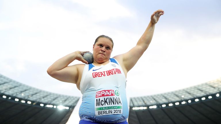 The 25-year-old wants to inspire young girls to get into shot put