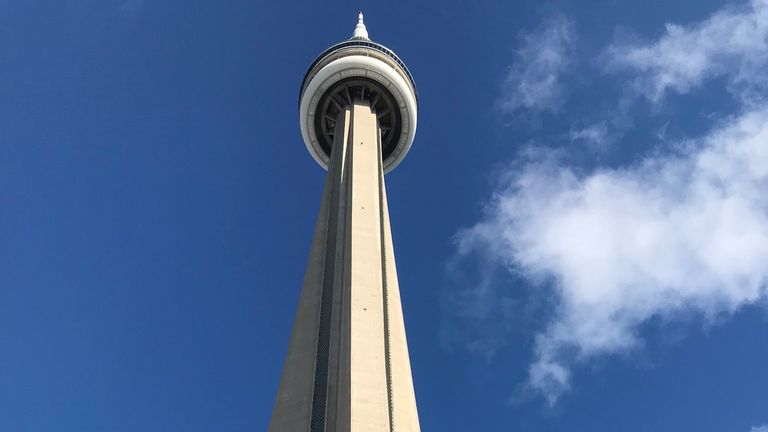 The CN tower in Toronto