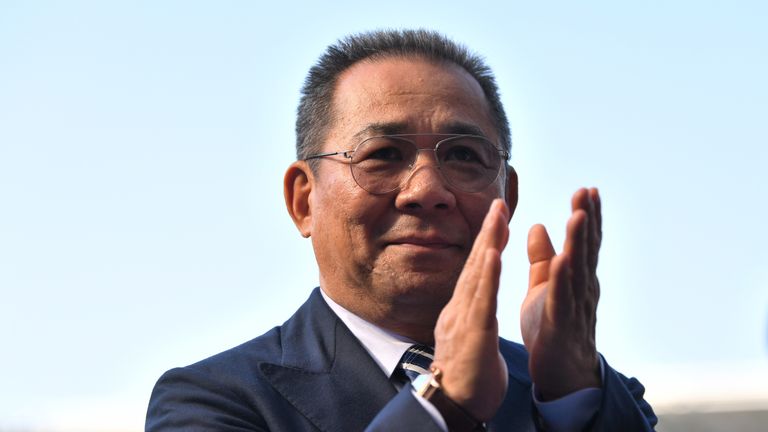 Vichai Srivaddhanaprabha died in a helicopter crash in 2018
