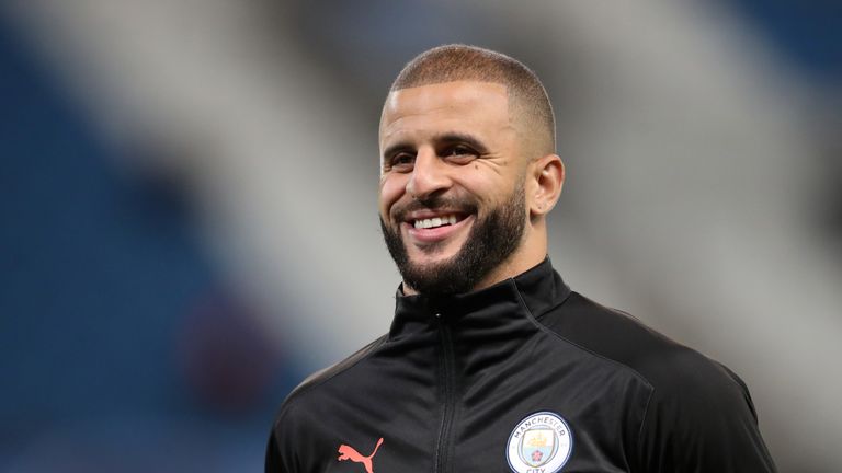 Kyle Walker (en la foto) y Joao Cancelo han rotado esta temporada