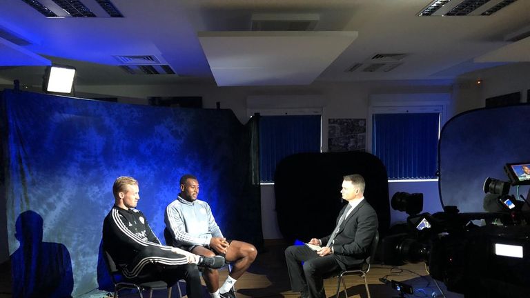 Wes Morgan and Kasper Schmeichel spoke to Sky Sports News ahead of the first anniversary of Vichai's death