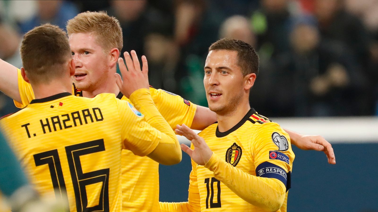 Euro Qualifiers: Belgium secure Group I top spot