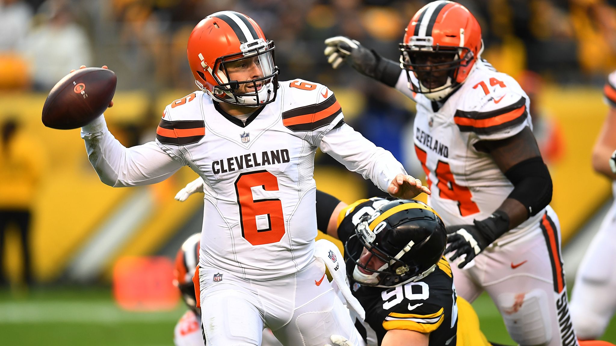 Browns to Debut New All White Uniforms against Steelers