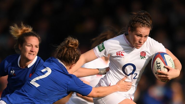 Highlights of England's 17-15 win over France in the second of their three Quilter Internationals.