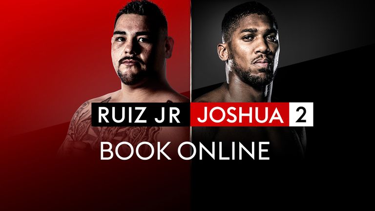 Anthony Joshua's rematch with Andy Ruiz Jr is live on 365beat体育 Box Office