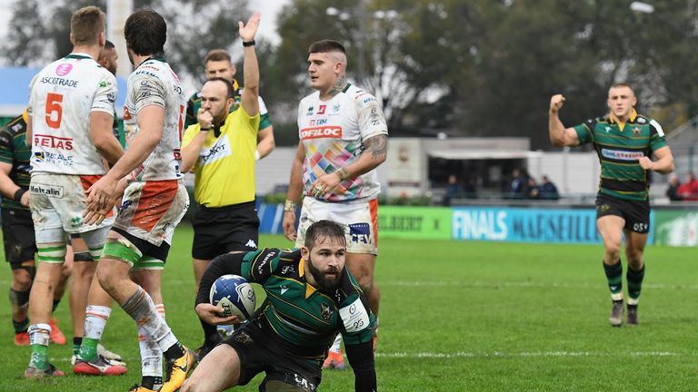 Cobus Reinach's try sparked Northampton's fightback