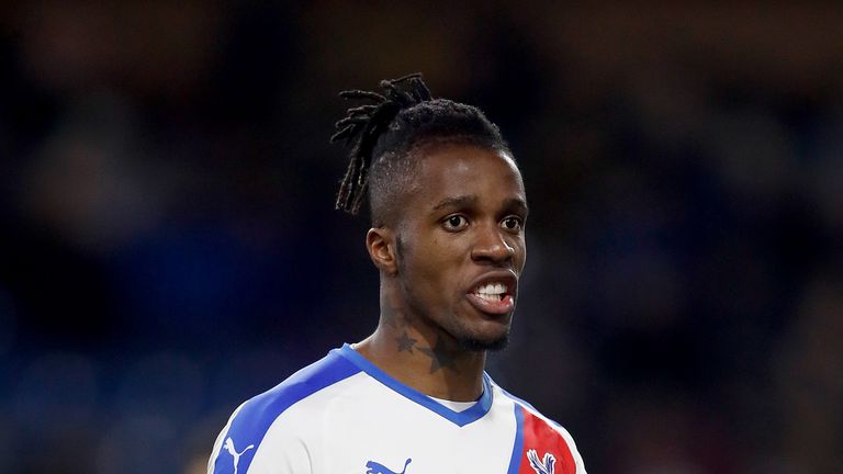 Wilfried Zaha enjoyed another fine performance at Burnley