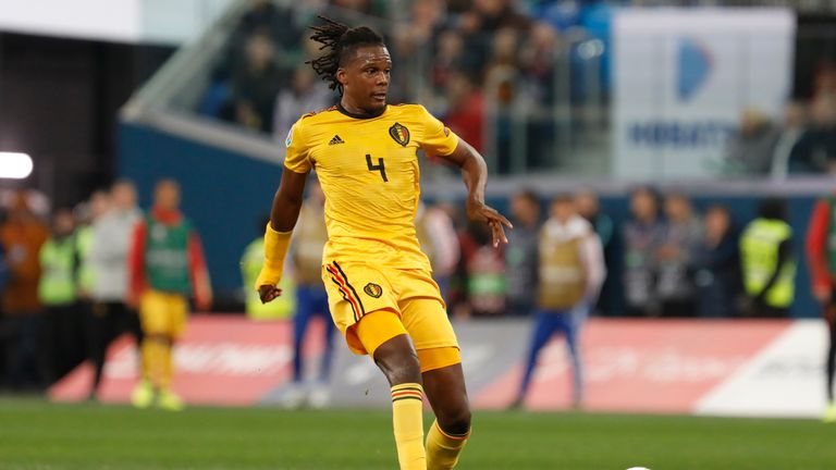 Dedryck Boyata in his regular No 4 shirt