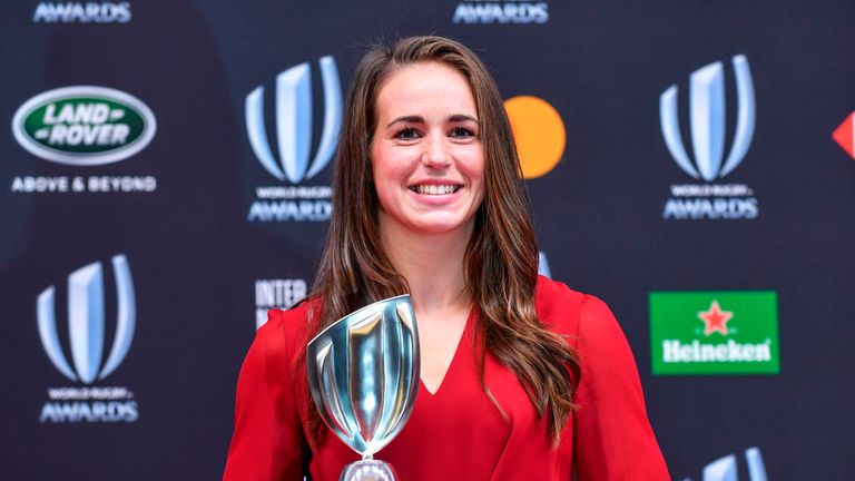 Scarratt a été nommé joueur mondial de rugby de l'année en 2019 