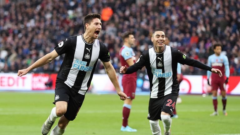 Newcastle United were good value for their win over West Ham this month