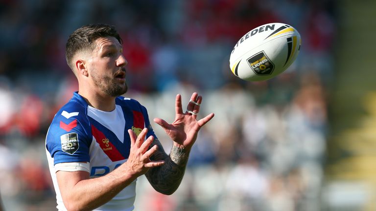 Gareth Widdop kicked Great Britain's only points of the first half