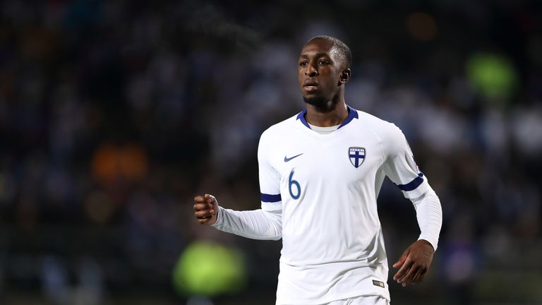 Kamara played in every game of Finland's successful Euro 2020 qualifying campaign