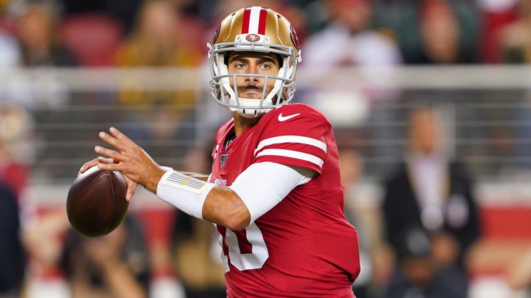 San Francisco 49ers quarterback Jimmy Garoppolo had an impressive outing last week against the Packers