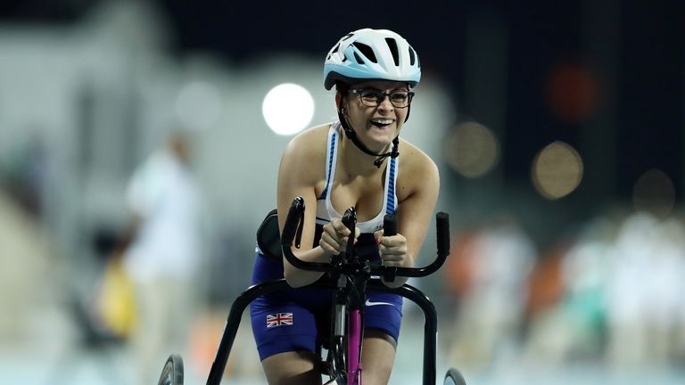 Kayleigh Haggo won gold for Great Britain on the final day of the World Para Athletics Championships