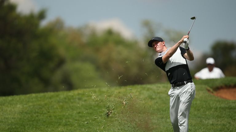 Marcus Kinhult's poor drive in the play-off led to a bogey