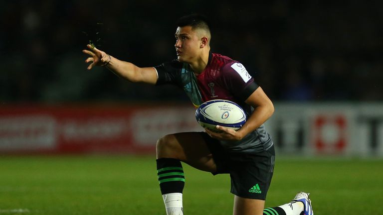 Marcus Smith kicked four penalties to help Harlequins to victory over Bath