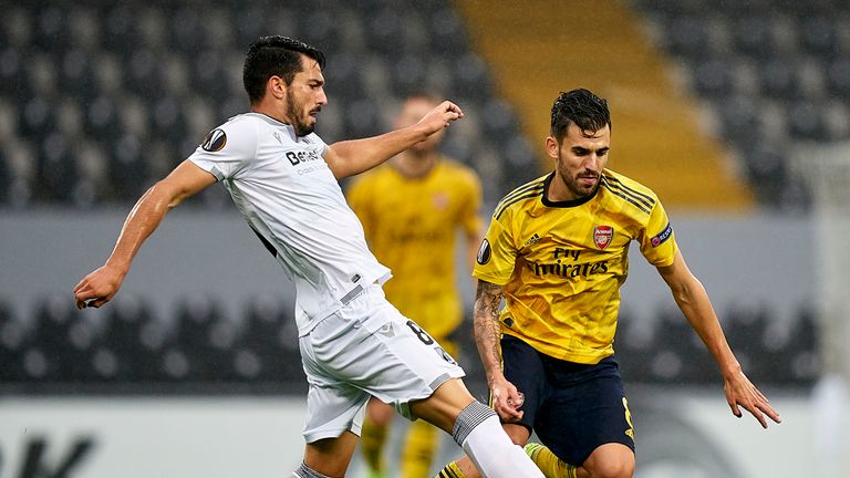 Vitoria hit back late on to secure a draw against Arsenal in Wednesday's Europa League encounter