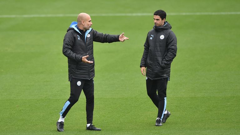 Guardiola has made it clear no offers have been made for Arteta