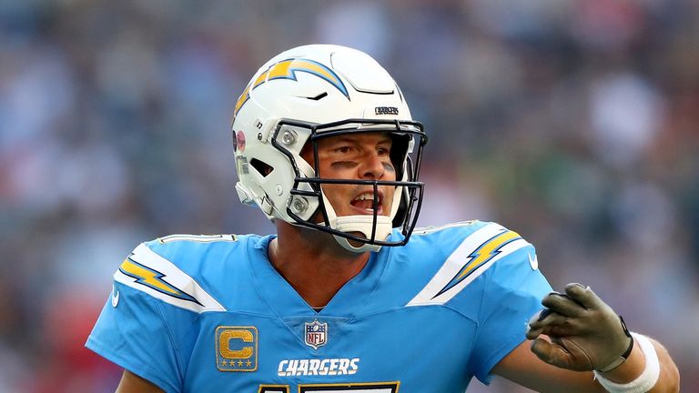 Philip Rivers and the Los Angeles Chargers played at Wembley last season