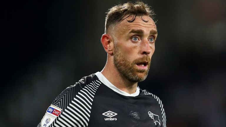 Richard Keogh's contract with Derby was terminated in October 2019
