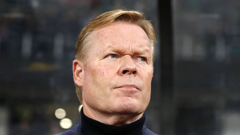 Ronald Koeman is earmarked as Ernesto Valverde's successor at Barcelona