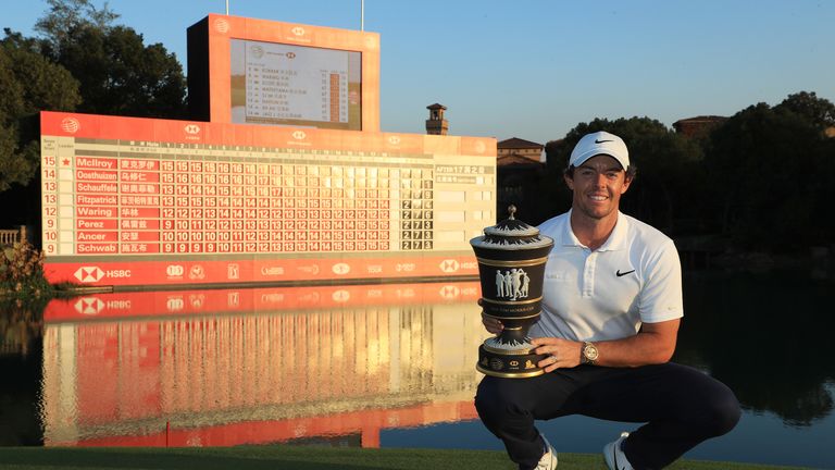 La victoria de McIlroy en Shanghai fue su tercer título del Campeonato Mundial de Golf