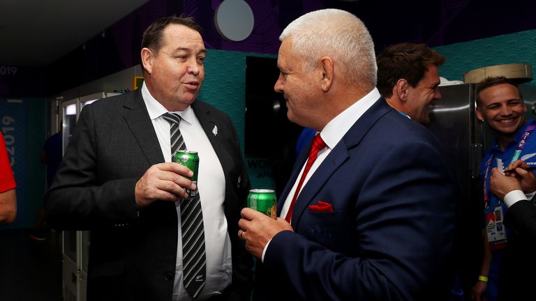 New Zealand-born Gatland (right) is in the running to take over after leaving Wales