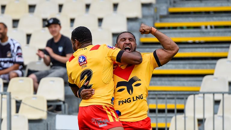 Watson Boas' try early in the second half set Papua New Guinea on course for victory over the Lions