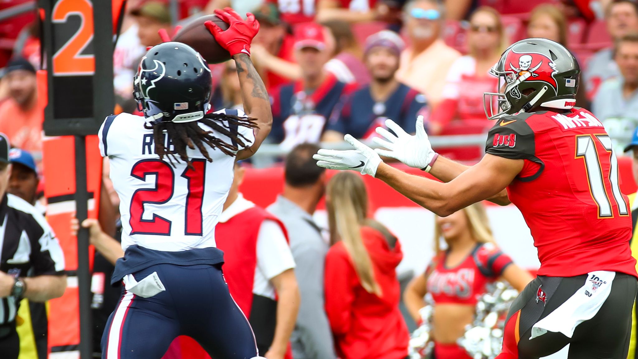Houston Texans clinch AFC South after win over the Tampa Bay