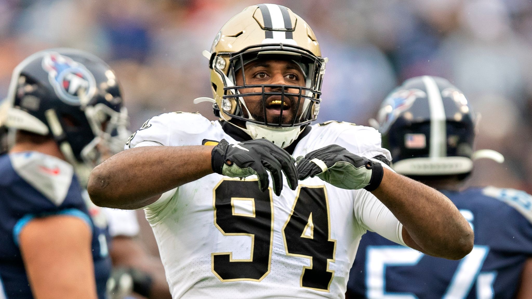 Download Cameron Jordan New Orleans Saints Wallpaper