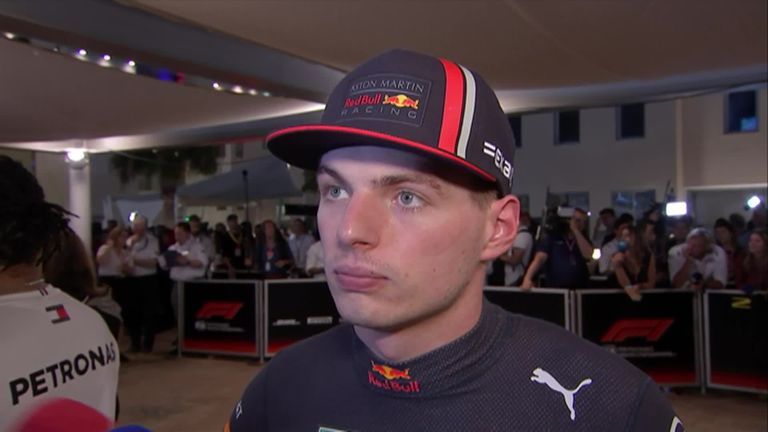Red Bull's Max Verstappen reflects on the last race of 2019 and says he wants to be 'more competitive next year.'