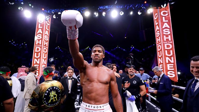 Saudi Arabia was the location for Joshua's rematch win over Andy Ruiz Jr