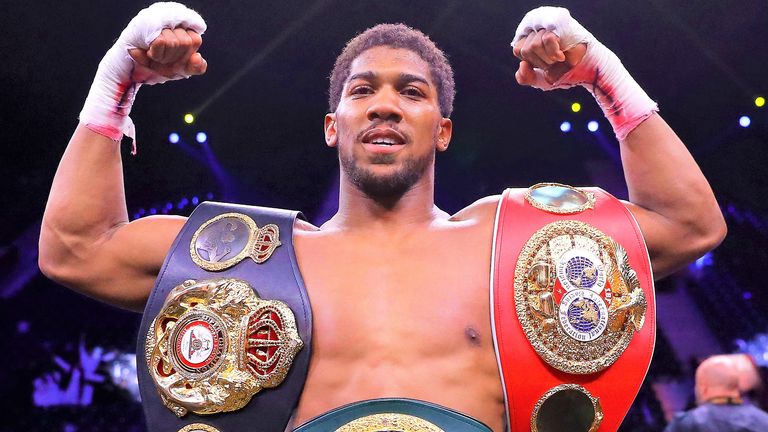 Joshua has regained the WBA, IBF and WBO belts