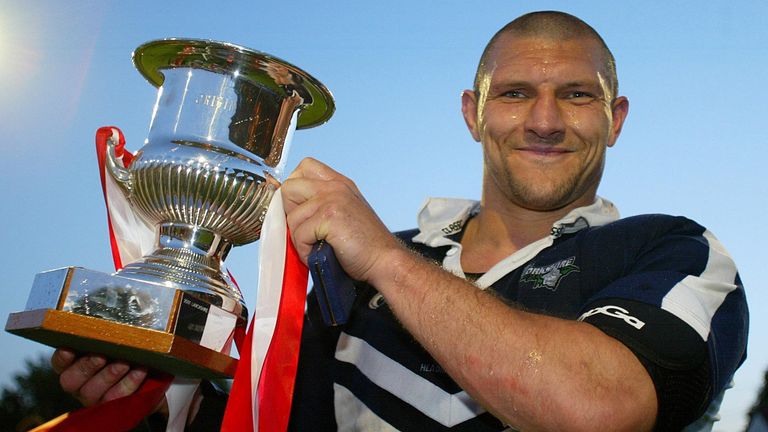 Barrie McDermott capitaneó a Lancashire para la victoria en la serie Origin 2002