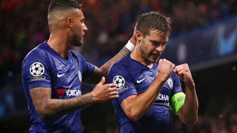 Cesar Azpilicueta marcó el gol del Chelsea ante el Lille