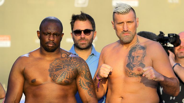 Dillian Whyte también luchó contra Mariusz Wach en el Diriyah Arena en Arabia Saudita