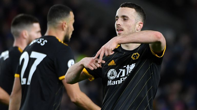 Diogo Jota puso a Wolves al frente en The Amex, antes de subir de nivel también