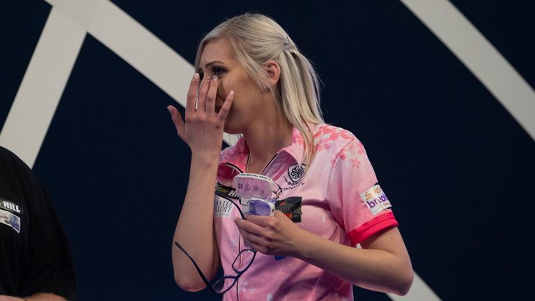 Sherrock has been busy off the oche but switches her attention back to the sport that catapulted her into the limelight
