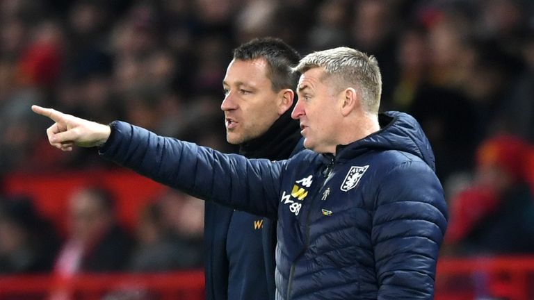 Terry has been assistant manager at Aston Villa since October 2018 alongside Dean Smith