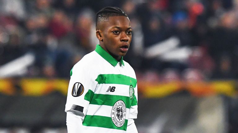 Karamoko Dembele se convirtió en el jugador más joven en jugar para el Celtic en una importante competencia europea