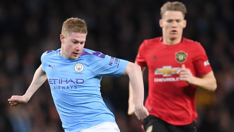 Kevin De Bruyne pressed hard for Manchester City but couldn't deliver
